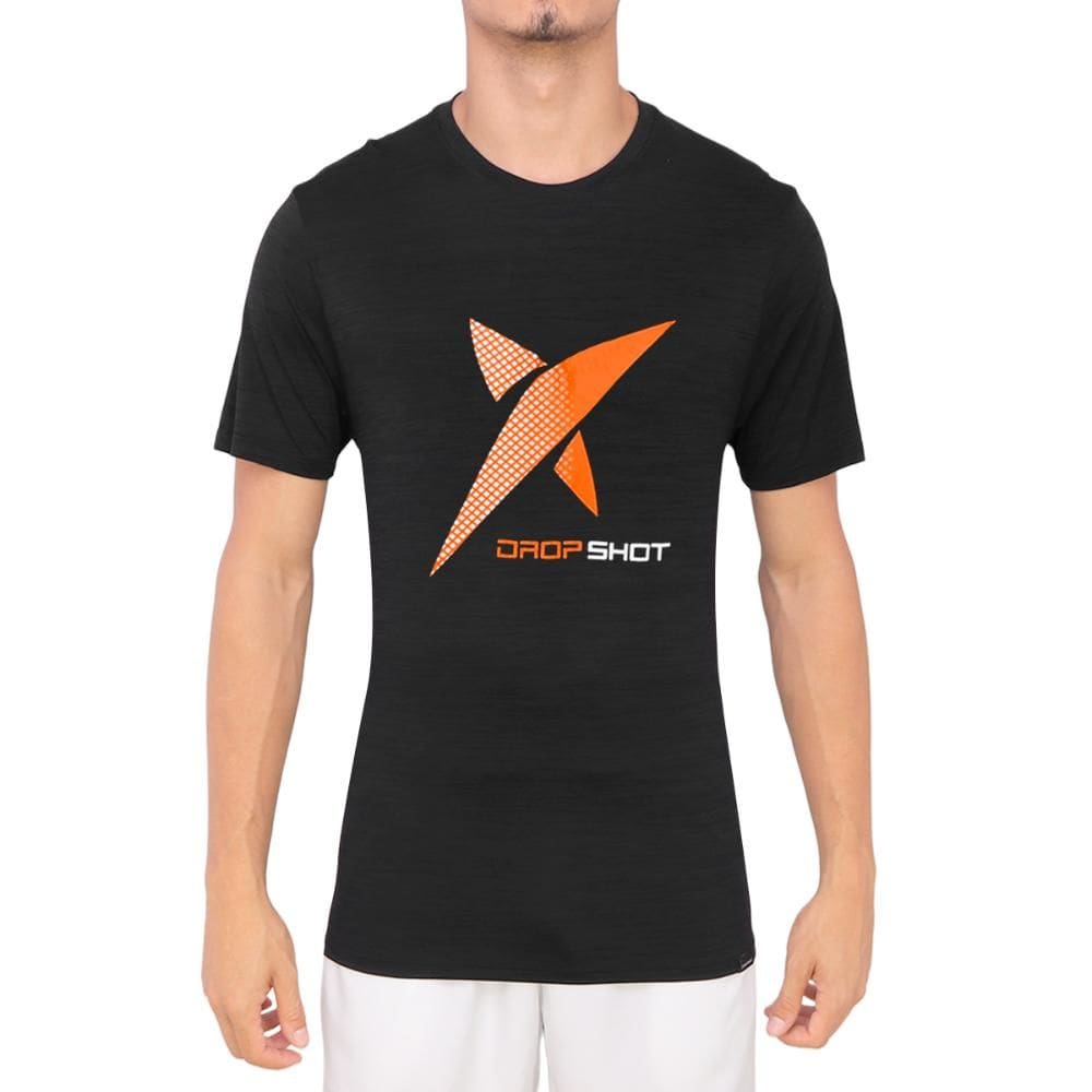 Camiseta Drop Shot Game 2.0 Preto e Laranja