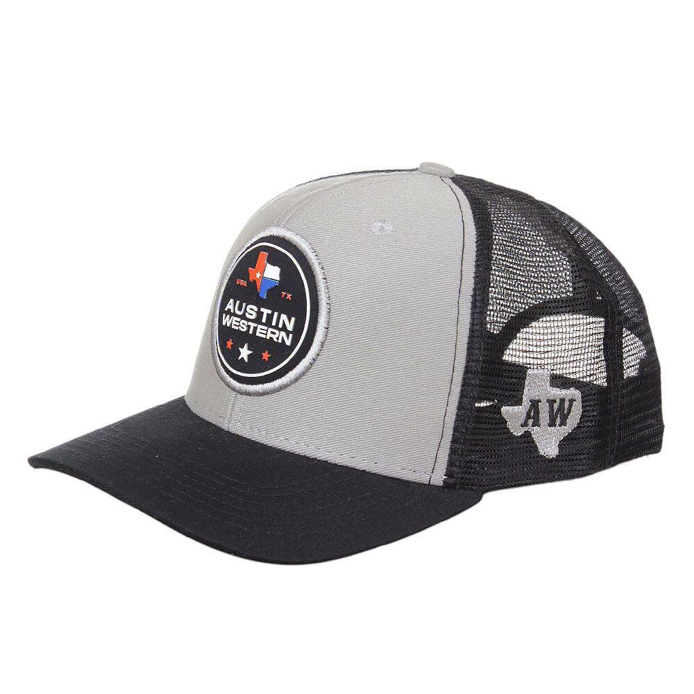 Boné com Telinha Cinza Austin Western 37747