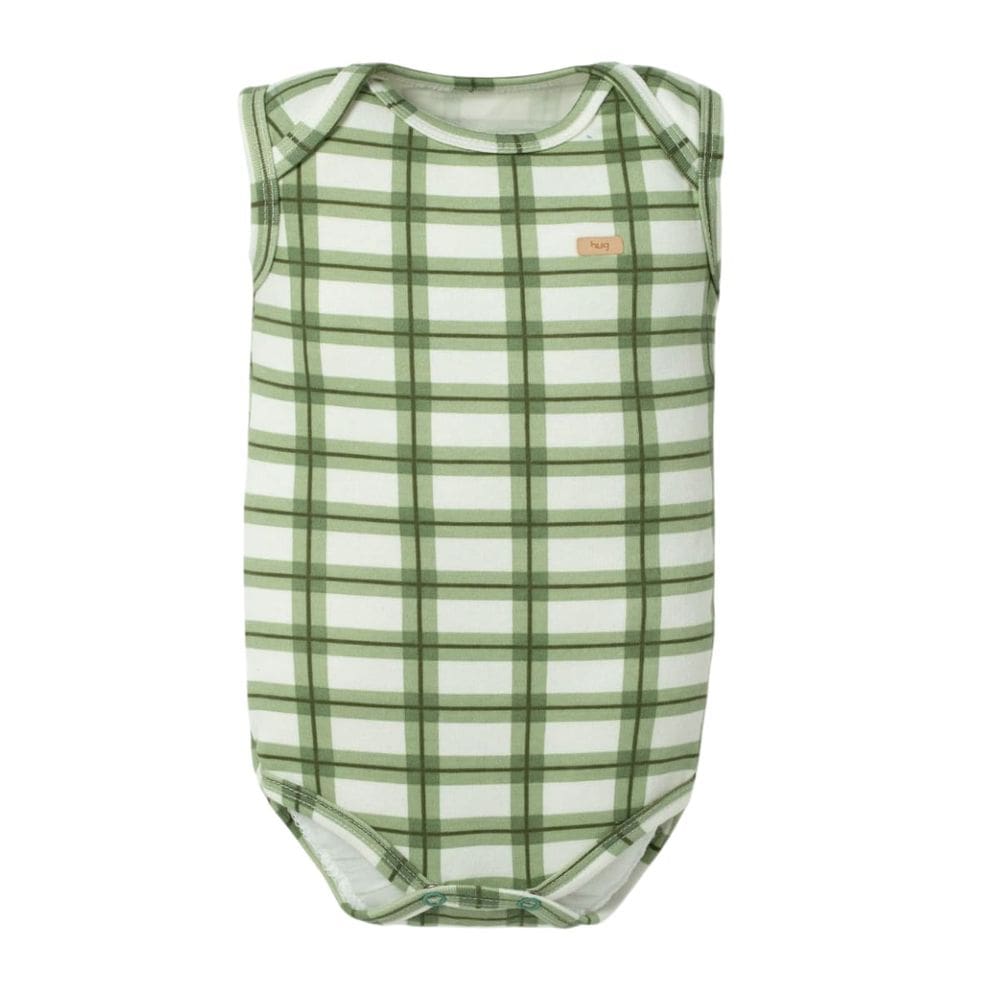Body Bebê Regata Menino Estampado Verde Camping - Hug