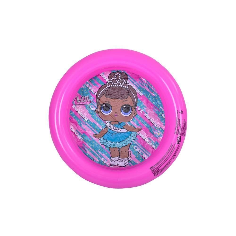 Piscina Infantil Lol 2 Anéis 76Cmx20Cm Rosa - 51109