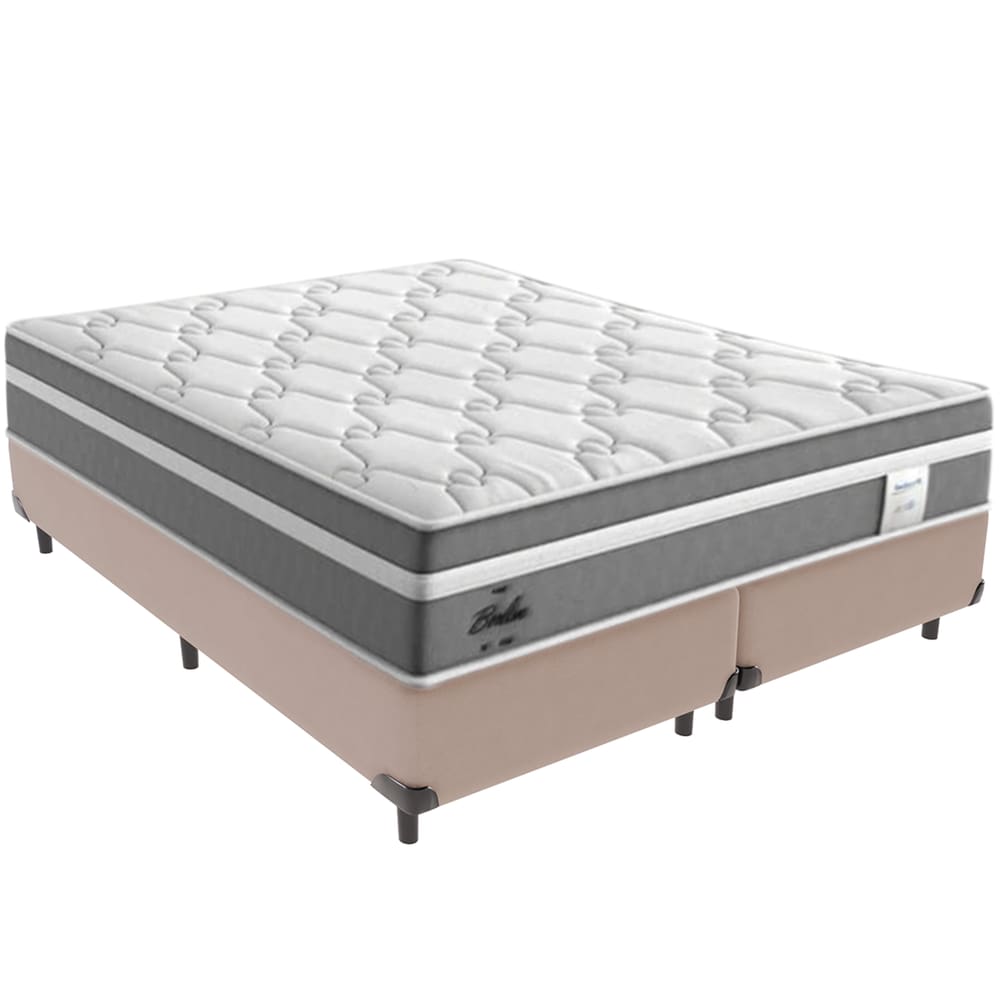 Cama Box e Colchão Berlim Molas Ensacadas Queen Probel