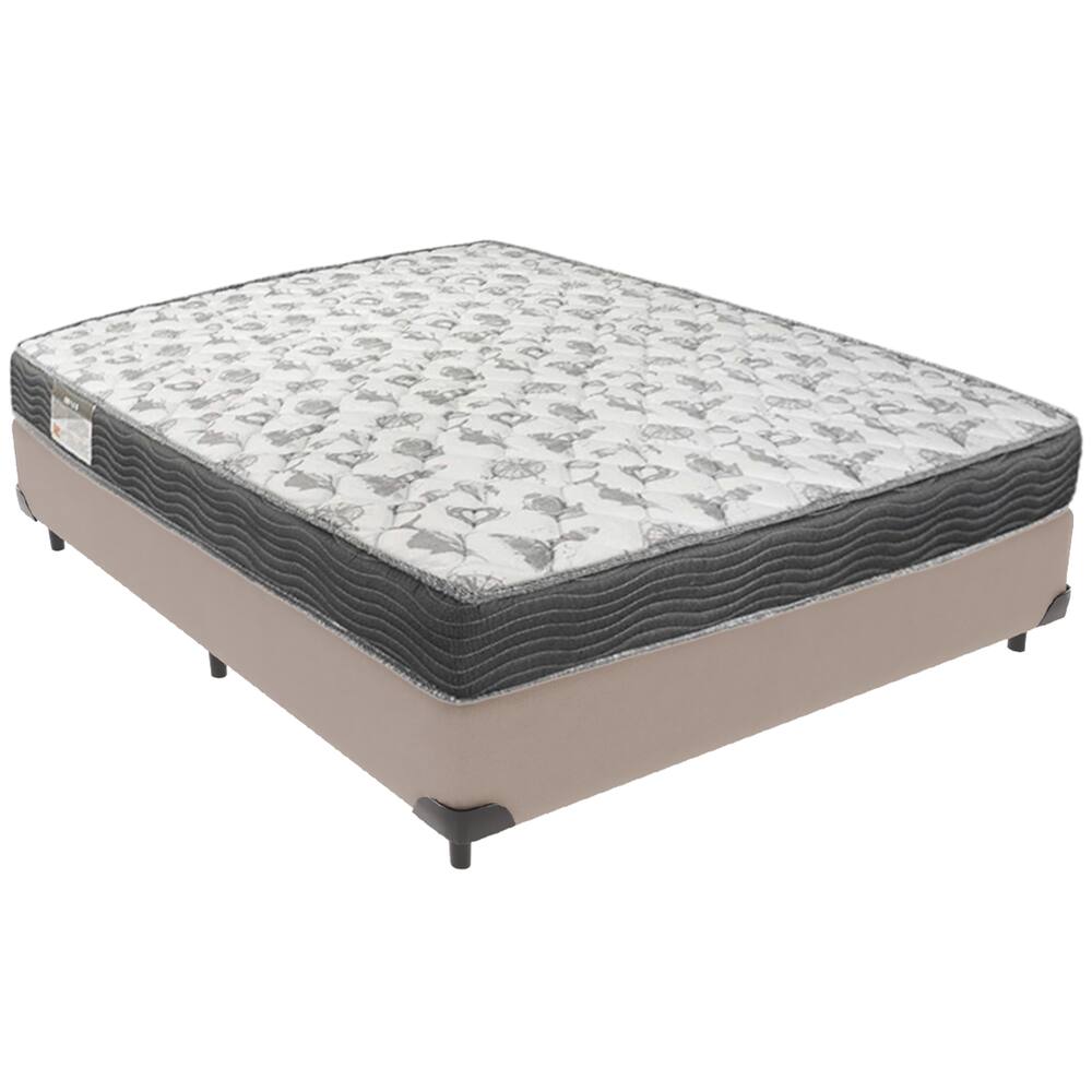 Cama Box e Colchão ISO100 Espuma D33 Viúvo Ortobom