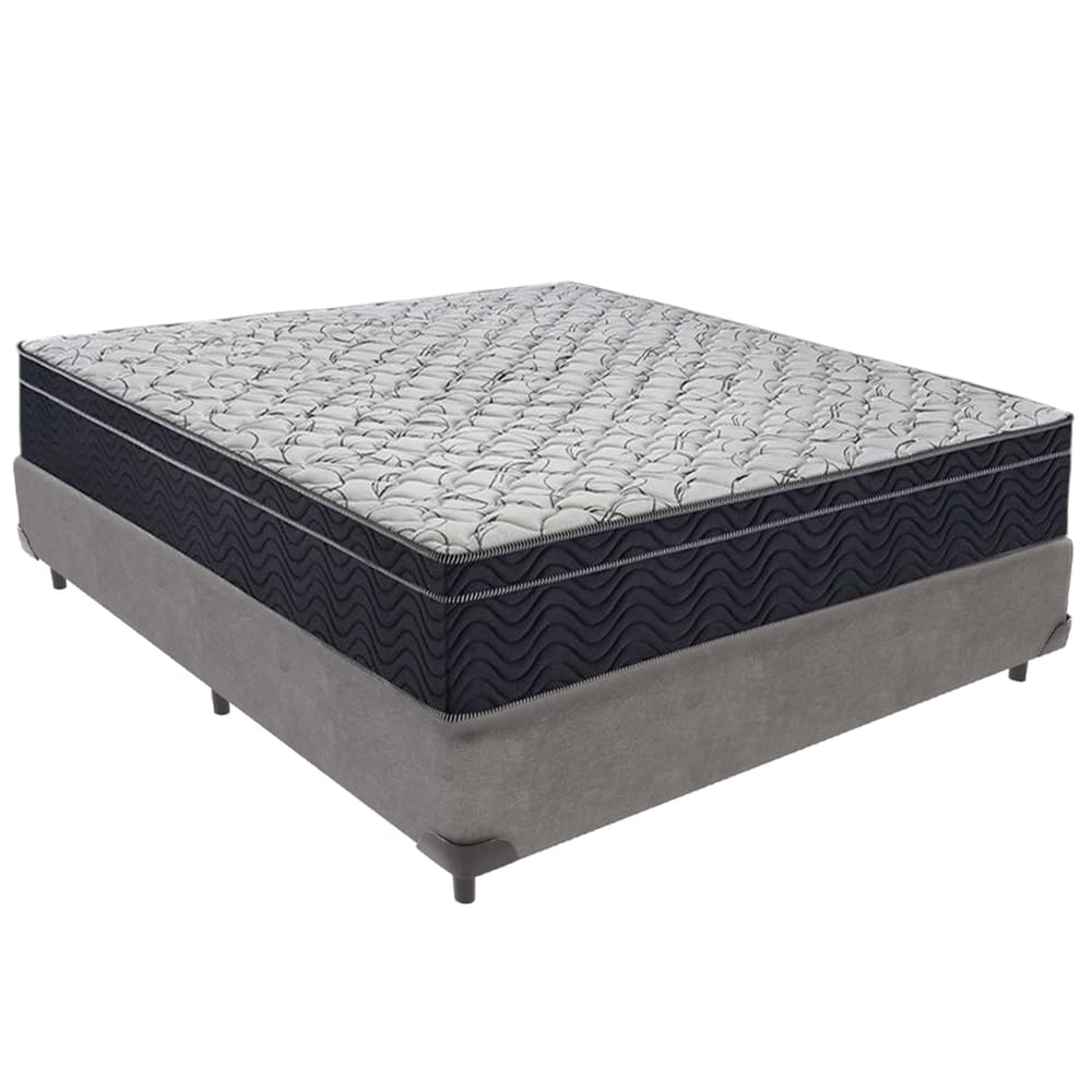 Cama Box e Colchão Airtech 150 Espuma D45 Viúvo Ortobom