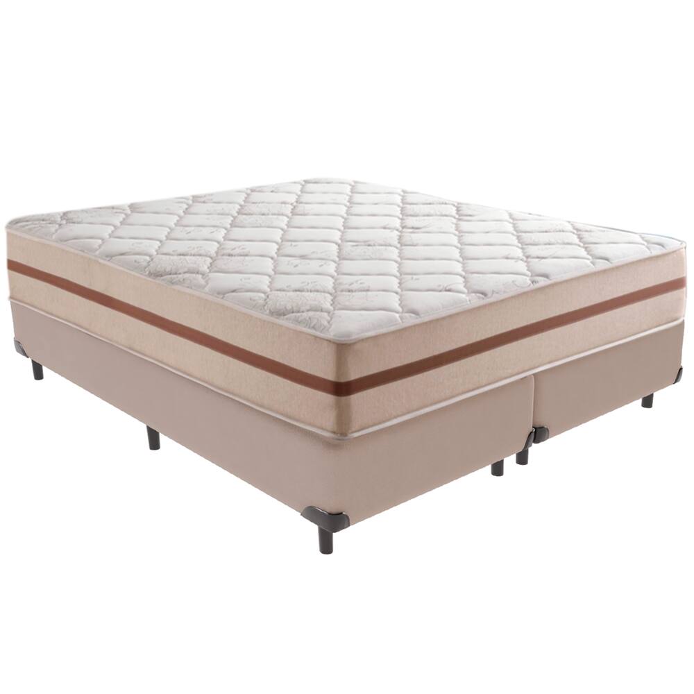 Cama Box e Colchão Classic 22 cm Molas ensacadas Queen Anjos