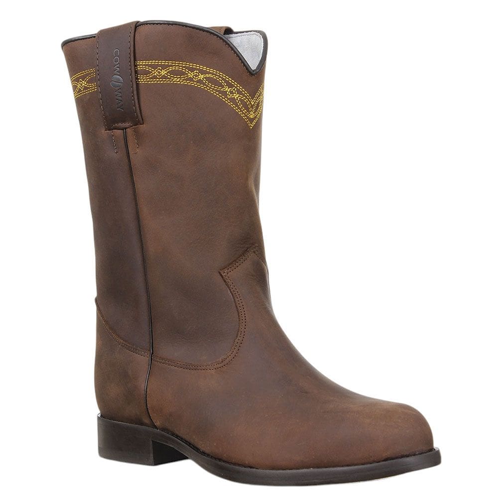 Bota Masculina Marrom Bico Redondo Cow Way 37756
