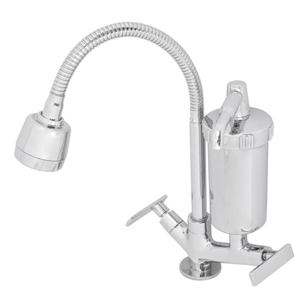 Torneira De Mesa Cozinha Gourmet Flex Inox Com Filtro