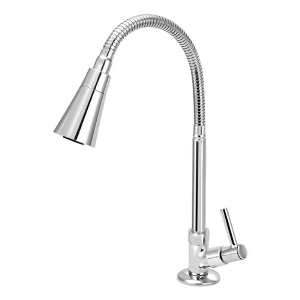 Torneira De Pia Cozinha Gourmet Flex Cromada - Cone
