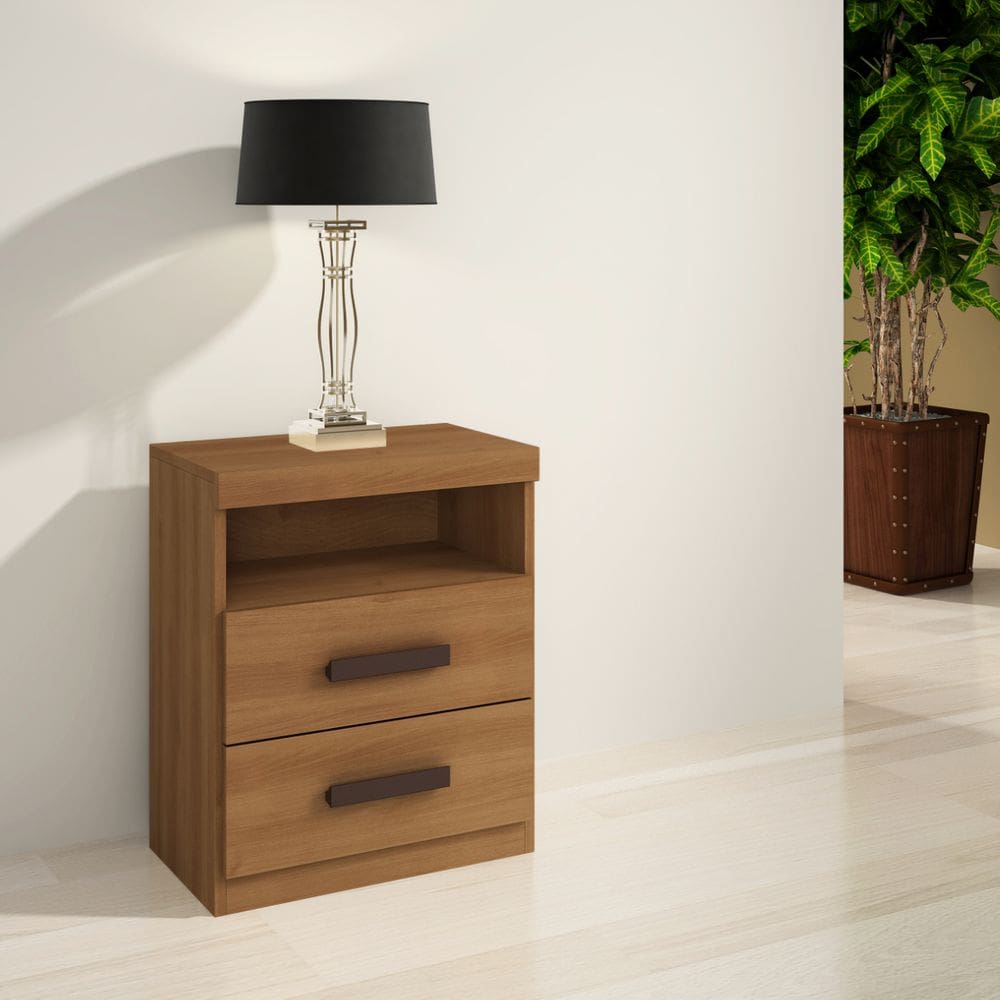 Mesa De Cabeceira Compacto Quarto Cama Cinamomo