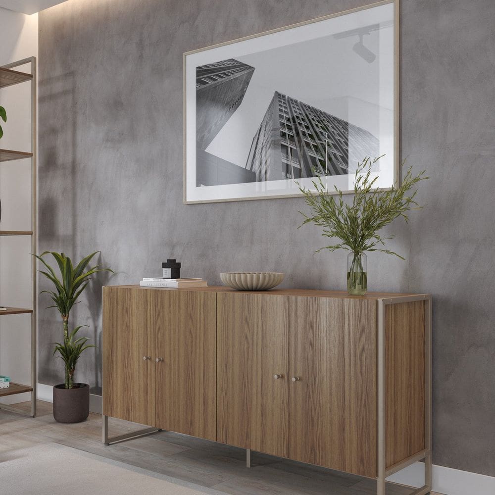 Balcão Buffet Voss 1.4 Freijo /Champanhe