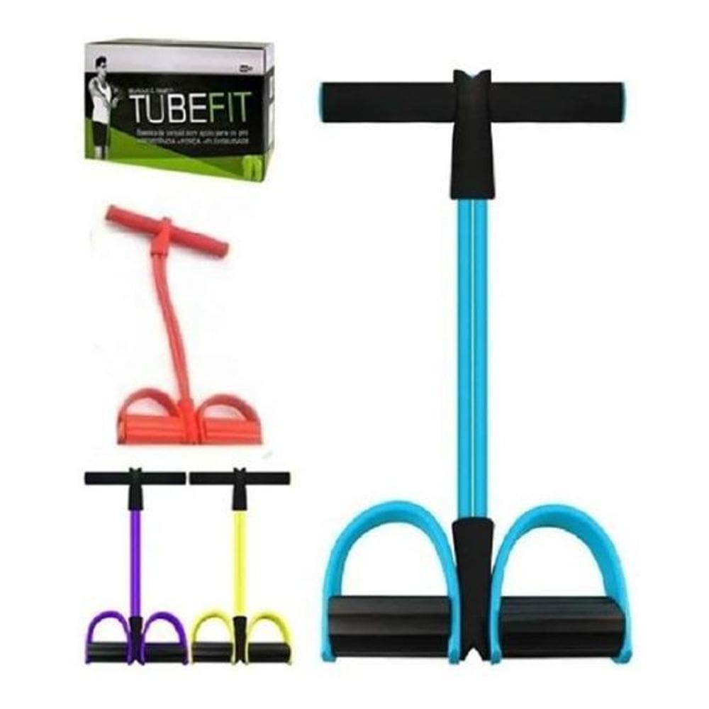 Extensor Elástico Exercício Treino Musculação Malhar Tubefit