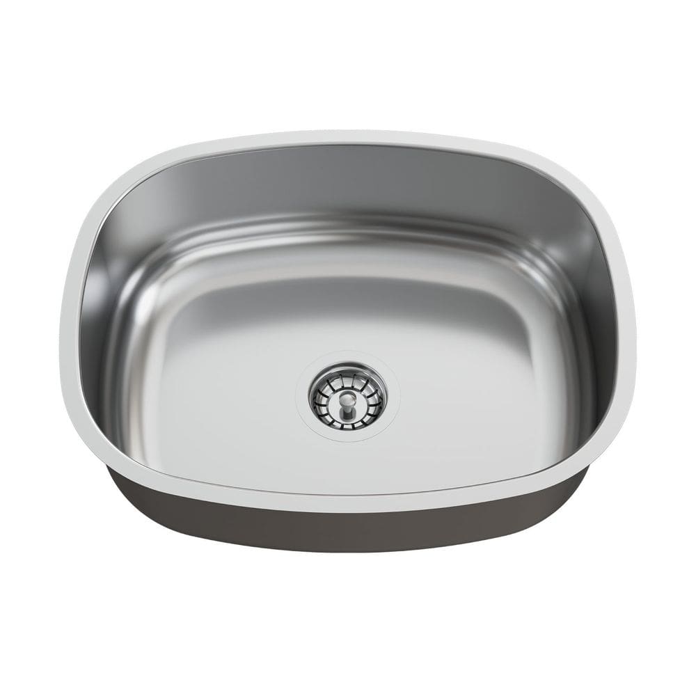 Cuba para Pia de Cozinha em Aço Inox N4 41x32x14cm Polida com Válvula GhelPlus Inox