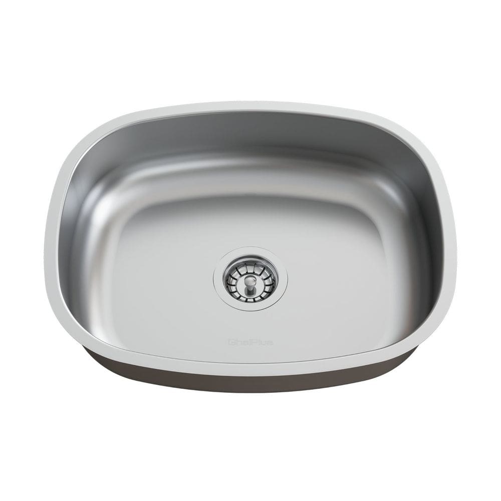 Cuba para Pia de Cozinha em Aço Inox N4 41x32x9,5cm com Válvula GhelPlus Inox