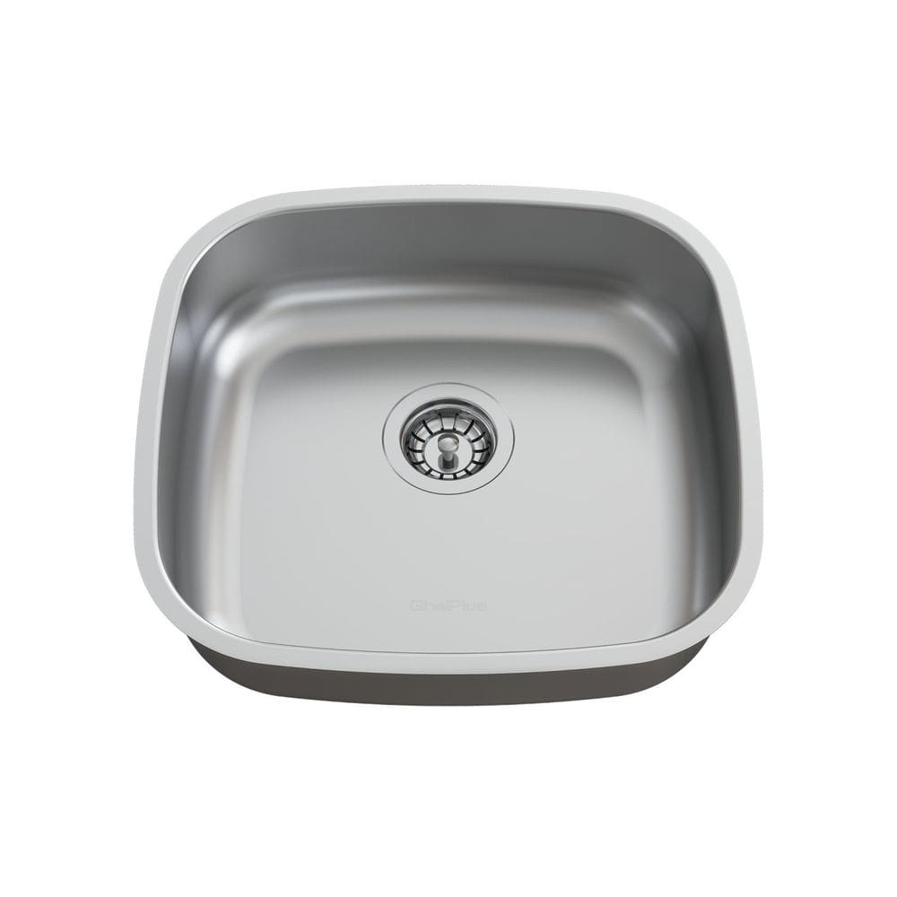 Cuba para Pia de Cozinha em Aço Inox N5 36x33,5x11cm com Válvula GhelPlus Inox