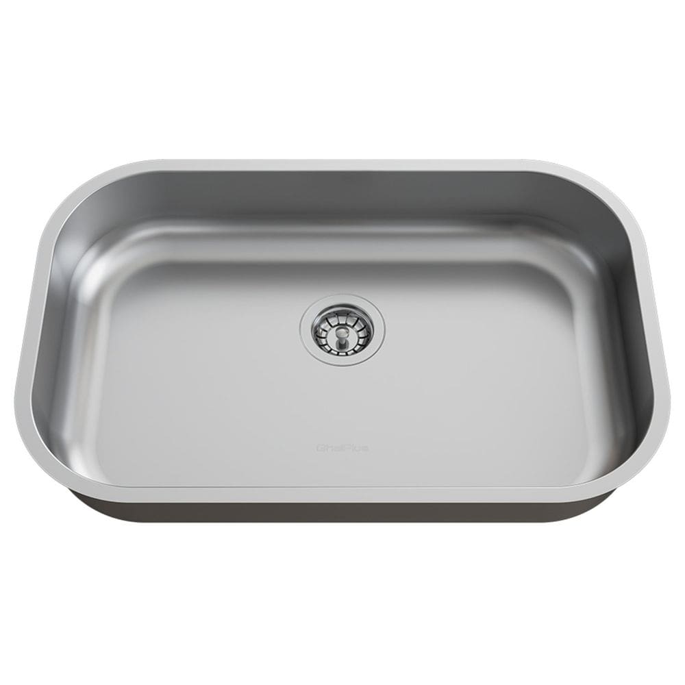 Cuba para Pia de Cozinha em Aço Inox N2 56x35x13,5cm com Válvula GhelPlus Inox