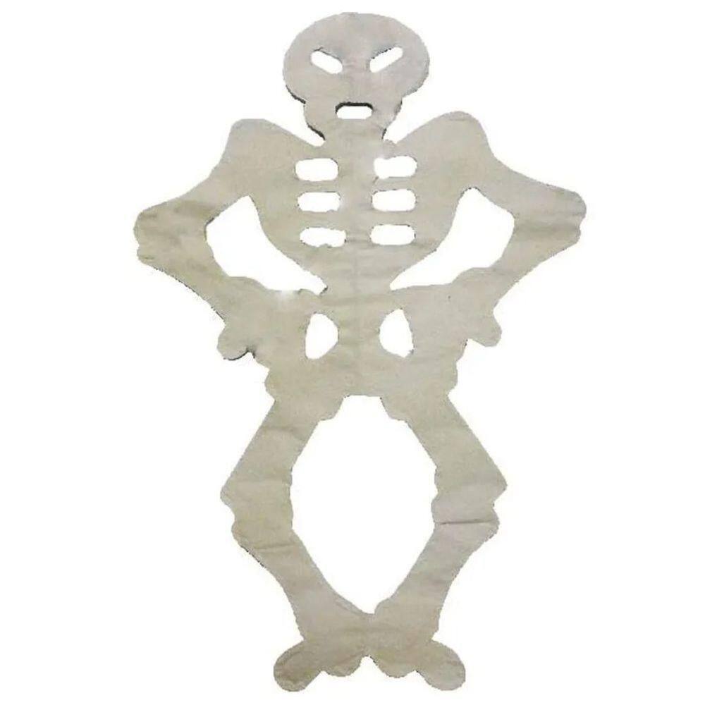 Guirlanda Bandeirola Esqueleto De Papel Halloween