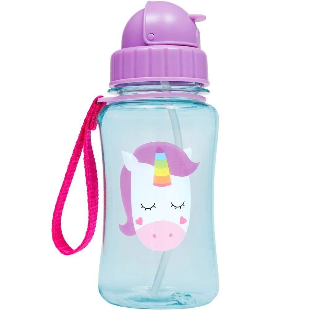 Garrafinha Infantil Buba 400ml Canudo Unicórnio