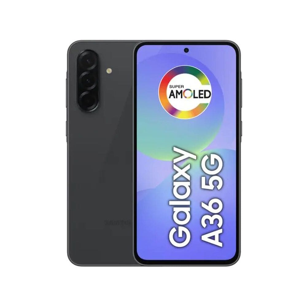 Smartphone Samsung Galaxy A36 128GB 5G - Preto, Câmera Tripla 50MP, RAM 6GB, Tela 6.7\"