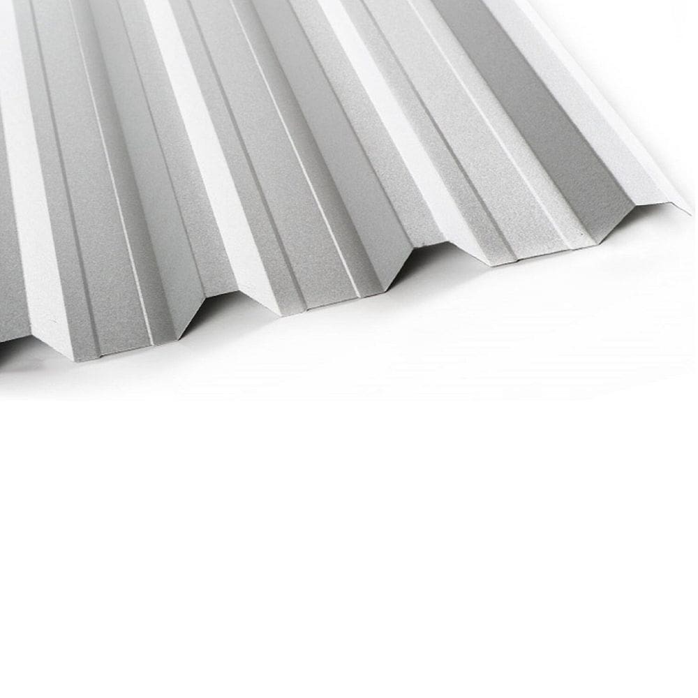 Kit 5 Telha Galvanizada Aluzinco Trapezoidal Alumínio