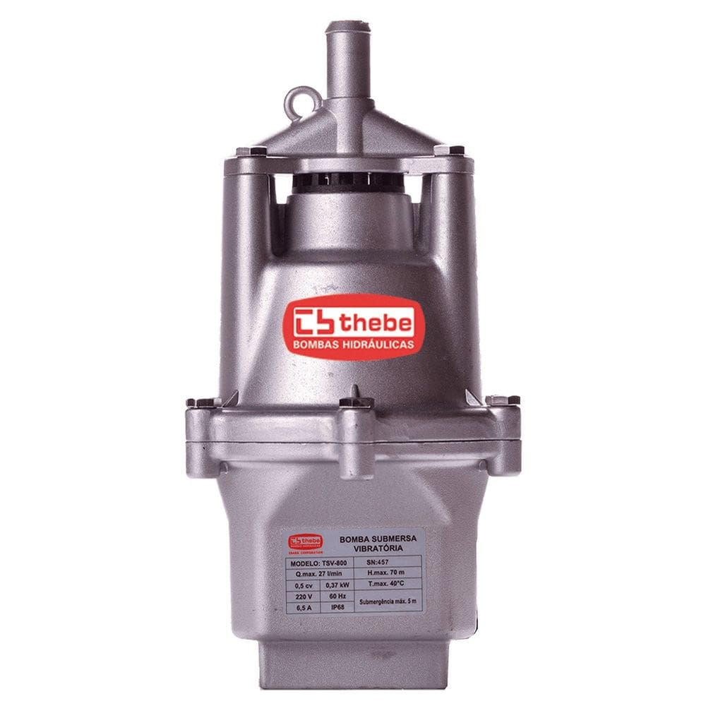 Bomba Submersa Vibratória Tsv-300 300w Monofásico Motor Thebe Ip68 127v