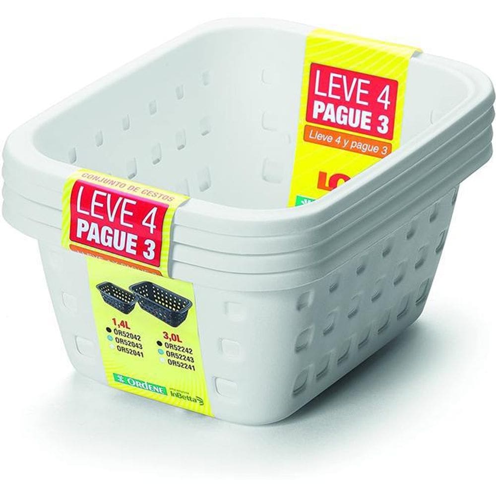 Cesta Organizadora P Branca Or52041N