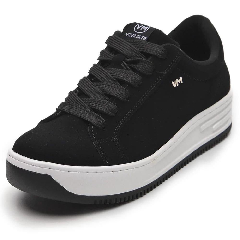 Tênis Via Marte Casual Feminino - Preto