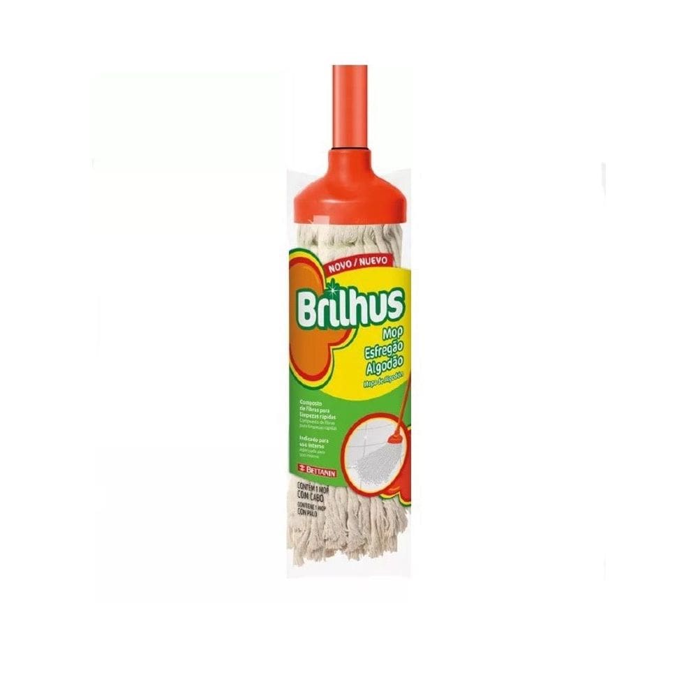 Refil Mop Esfregão Algodão Brilhus
