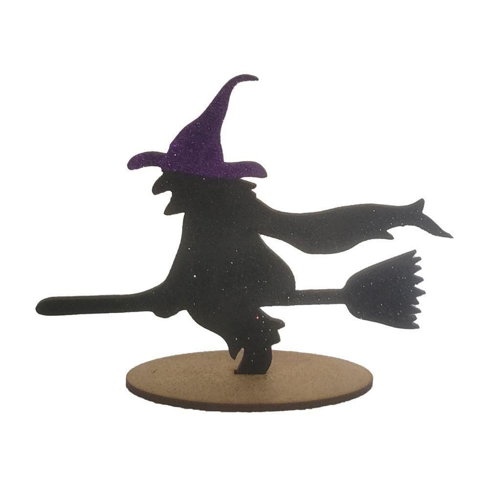 Decoração Halloween Bruxa Enfeite De Mesa