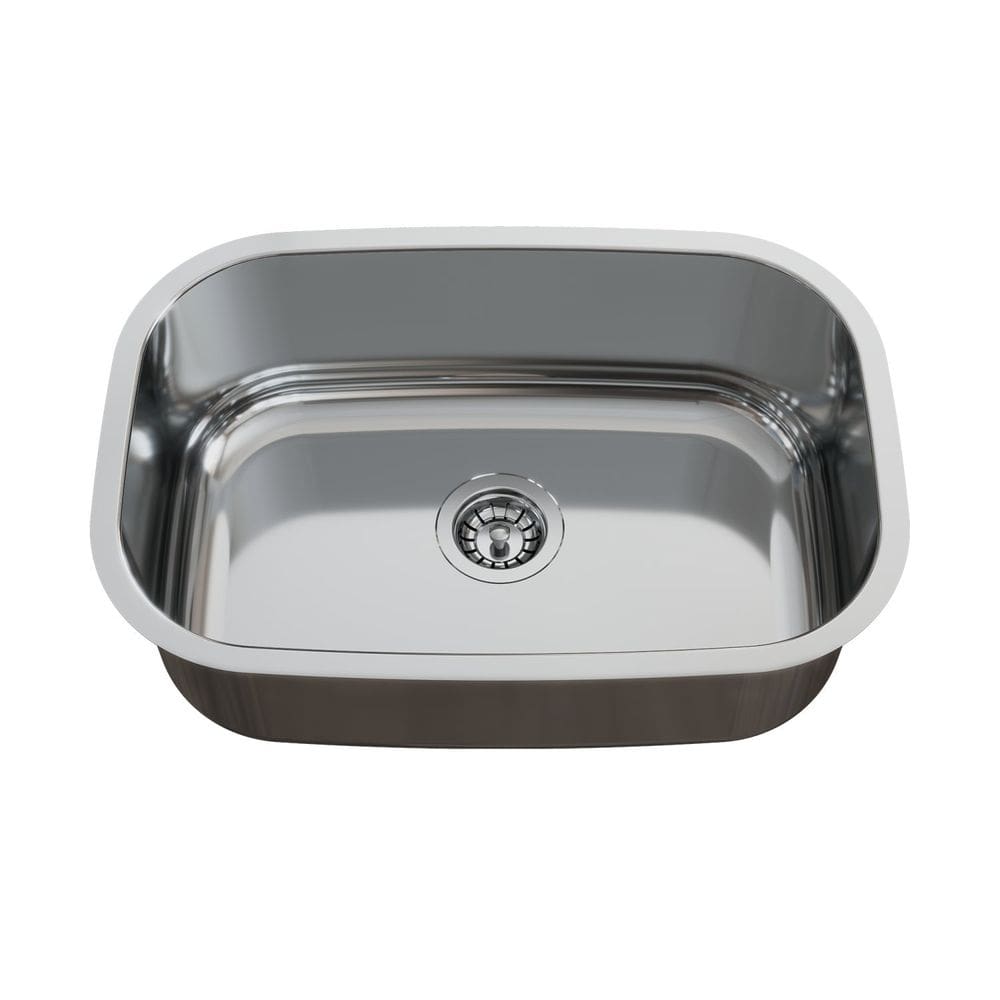Cuba para Pia de Cozinha em Aço Inox N1 46x30x17cm Alto Brilho com Válvula GhelPlus Inox