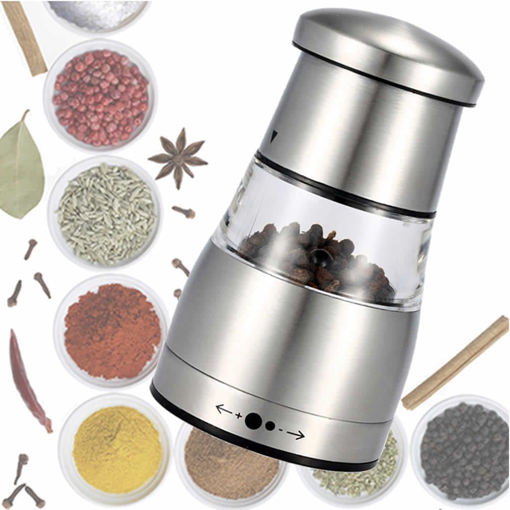 Moedor Pimenta e Sal Inox Luxo 11cm - Manual