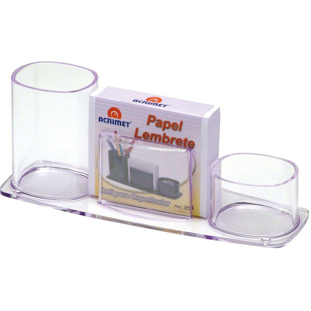 Porta Lápis/Clips/Lembrete Millenium Acessório Para Mesa