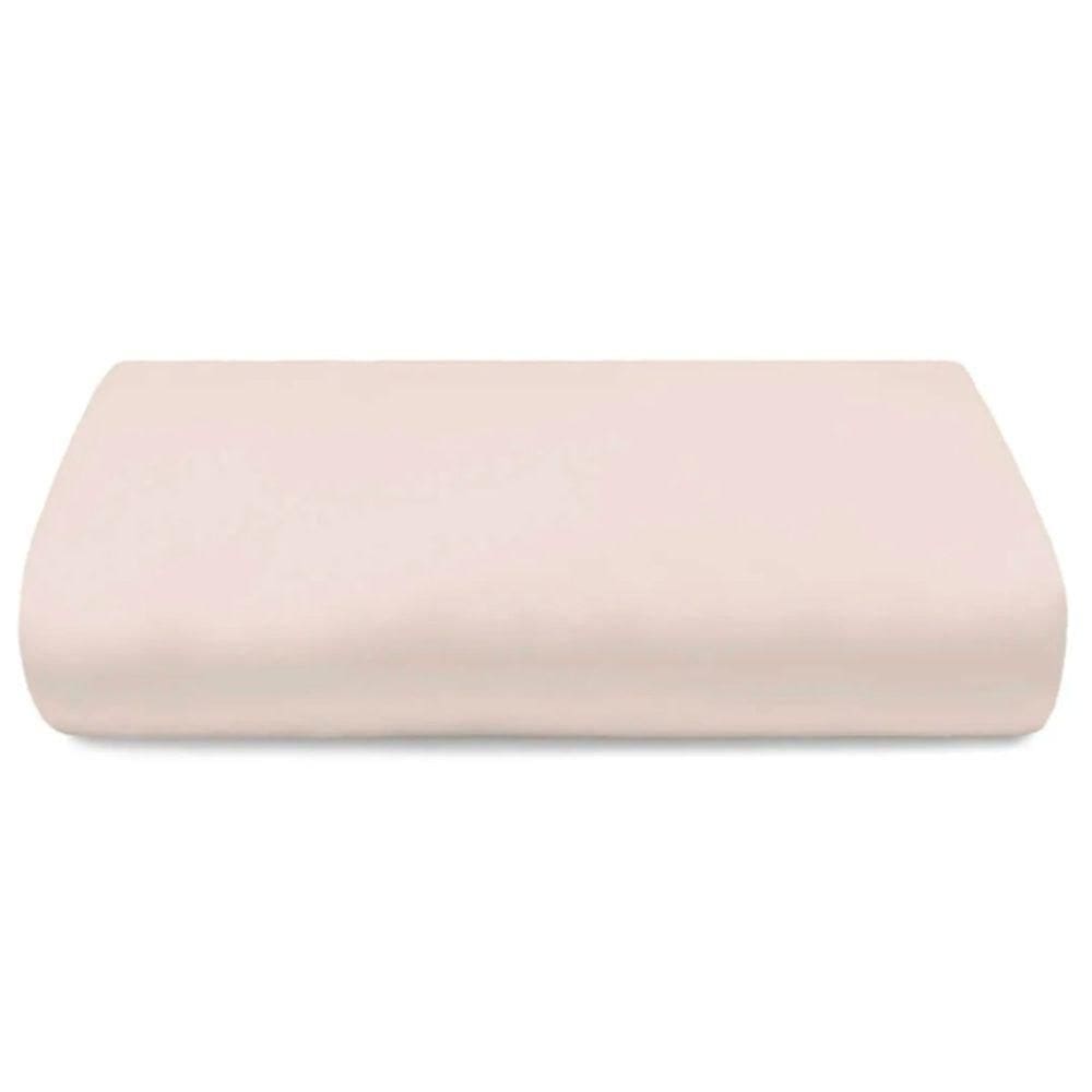 Lençol Avulso Buettner Solteiro Percal 150 Fios Casual Color Com Elástico Bege Areia
