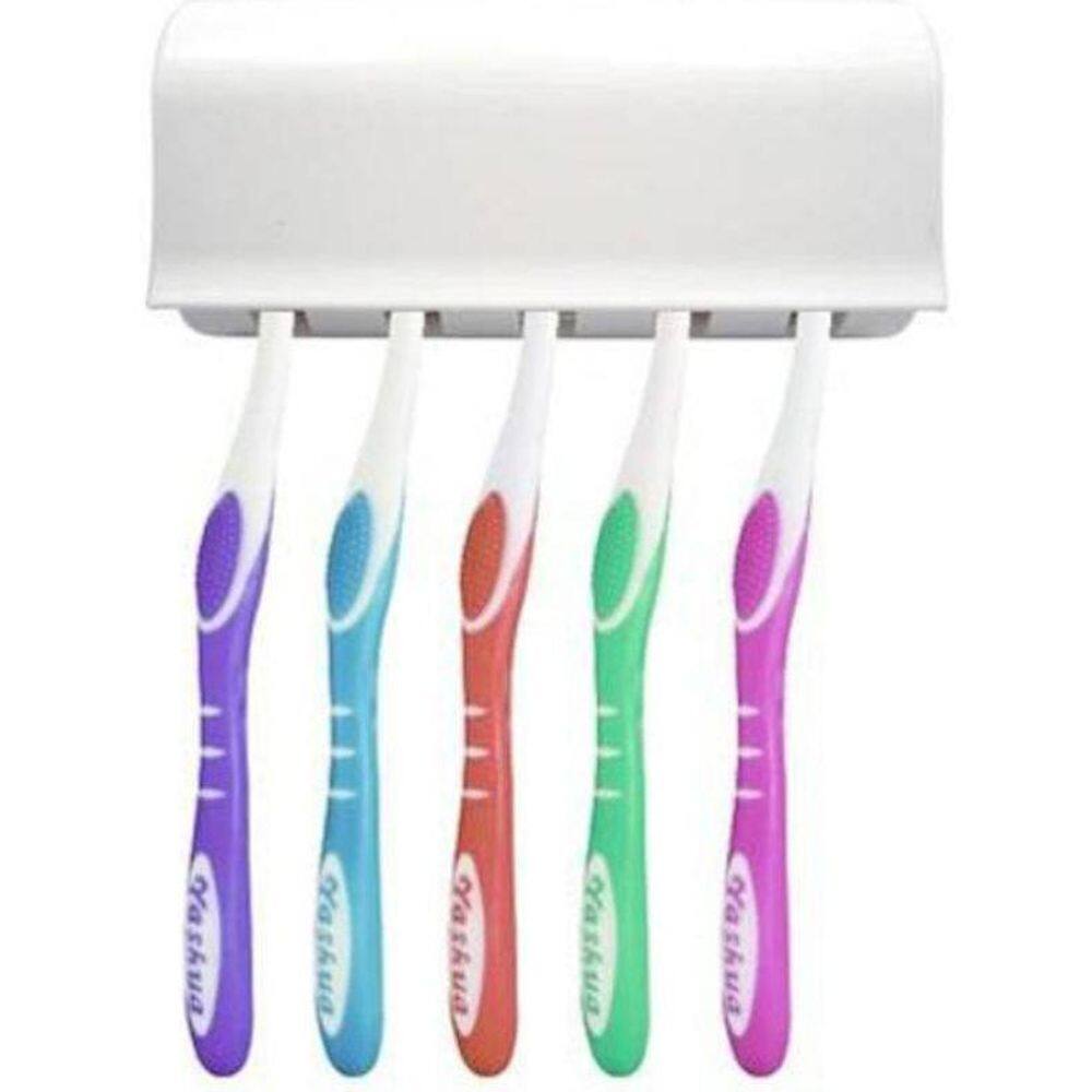 Dispenser Automático Pasta De Dente Suporte Escovas Banheiro