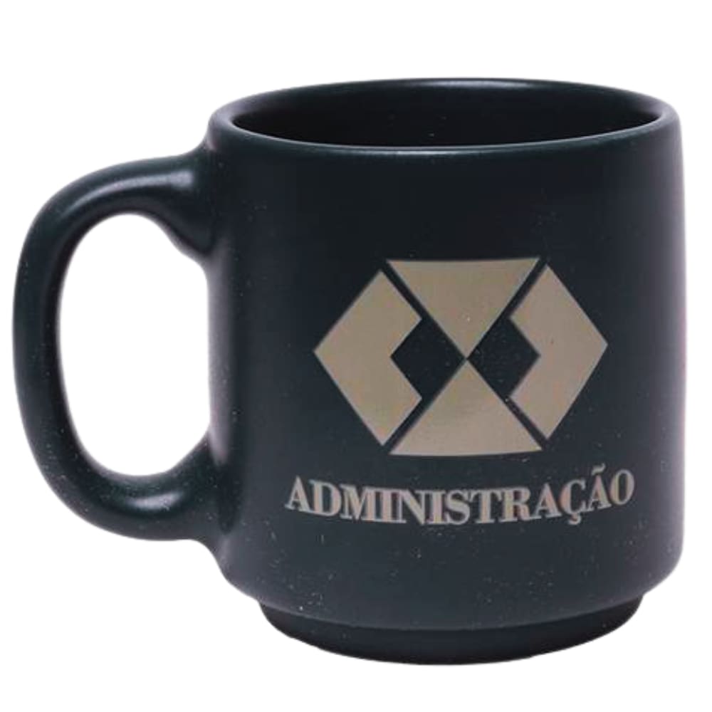 Mini Caneca Profissão Administrador Administração Café Expresso Empilhável Cerâmica 100ML