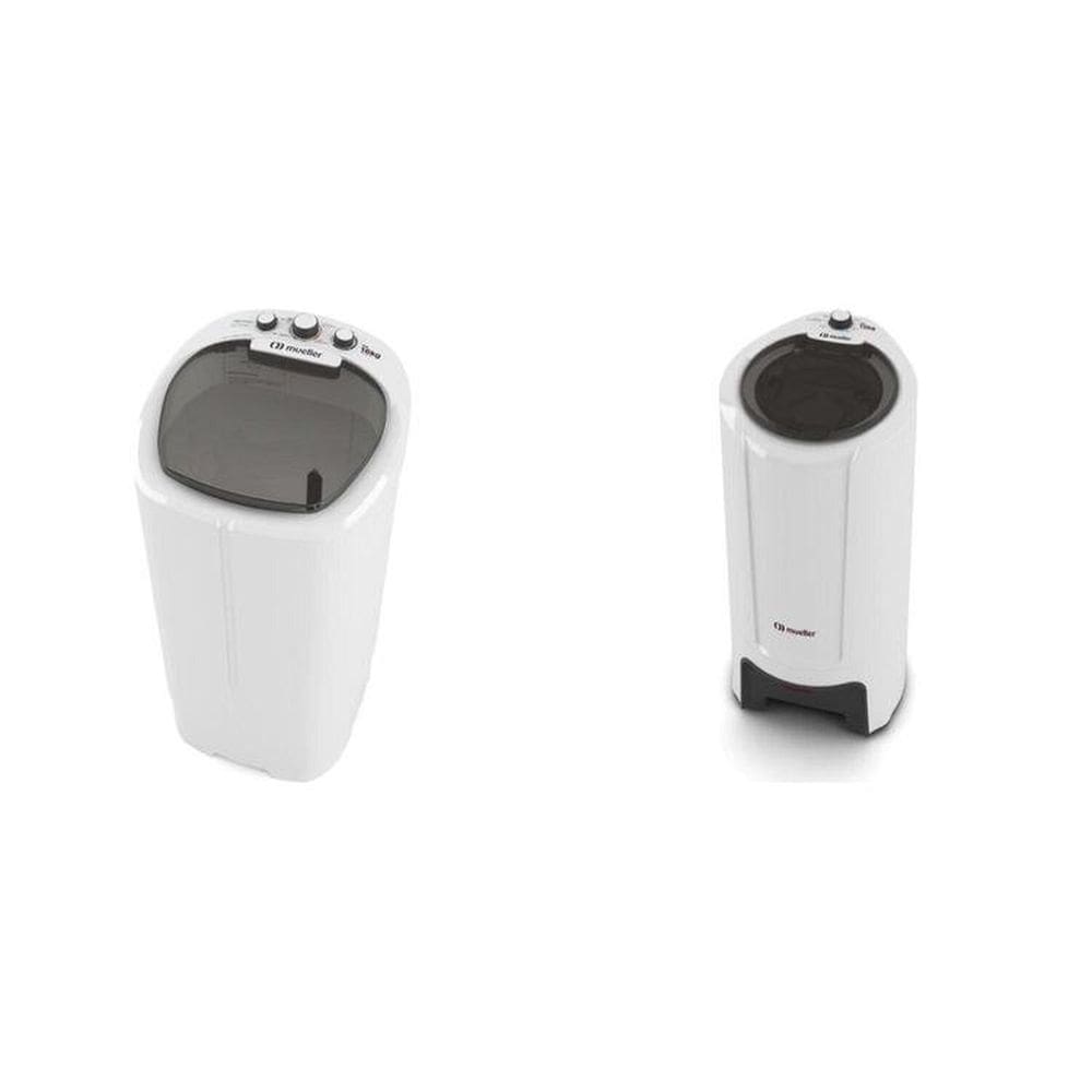 Tanquinho 16kg Big Aquatec Mais Centrífuga de Roupas Mueller Fit 15kg Branco