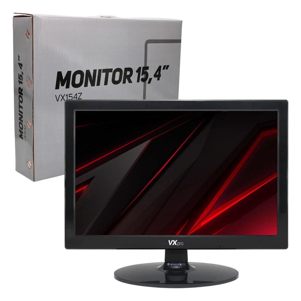 Monitor VX Pro 15,4 Polegadas VX154Z Resolução 1280x800 75hz HDMI VGA 5Ms