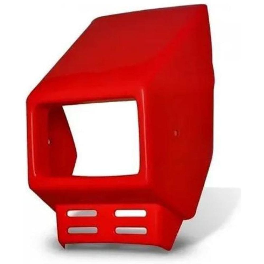 Carenagem Do Farol Vermelha Mobilete Caloi 2 Tempo