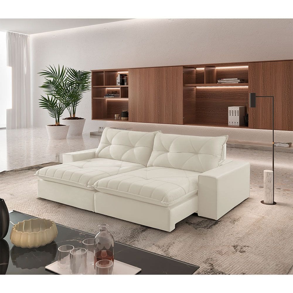 Sofá Hall Linho Dois Módulos de 120m B25cm Meu Sofá Online