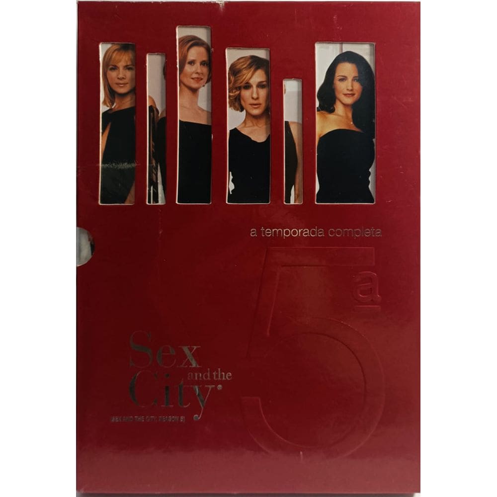 Dvd Sex And The City Quinta Temporada com luva Dvd Duplo