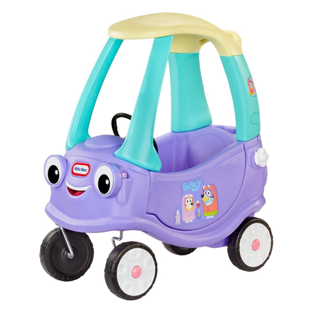 Car Coupé Ride-On Little Tikes Bluey Grannies com 2 acessos.