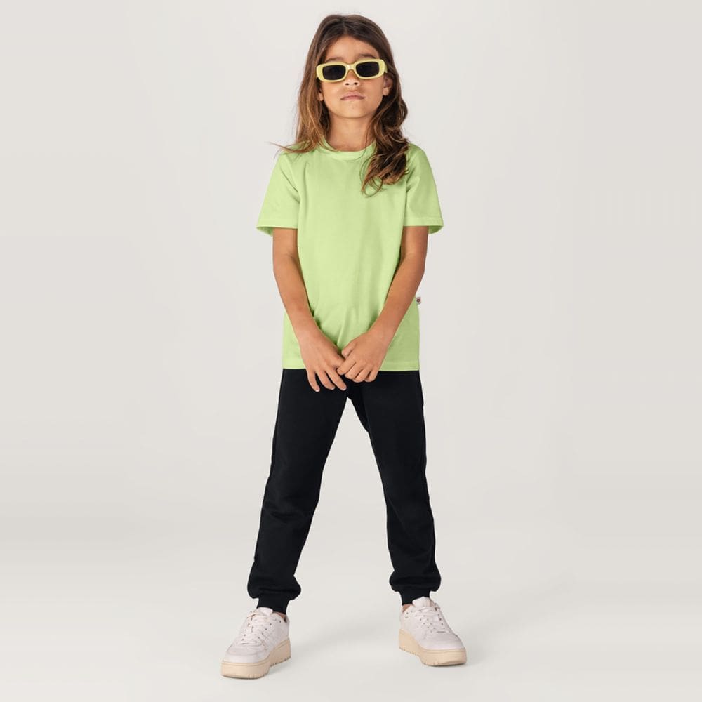Calça Jogger Básica Infantil Menino Em Moletinho Brandili