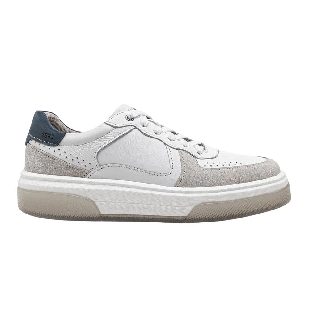 Sapatênis Democrata Casual Denim Beat Pulse Branco