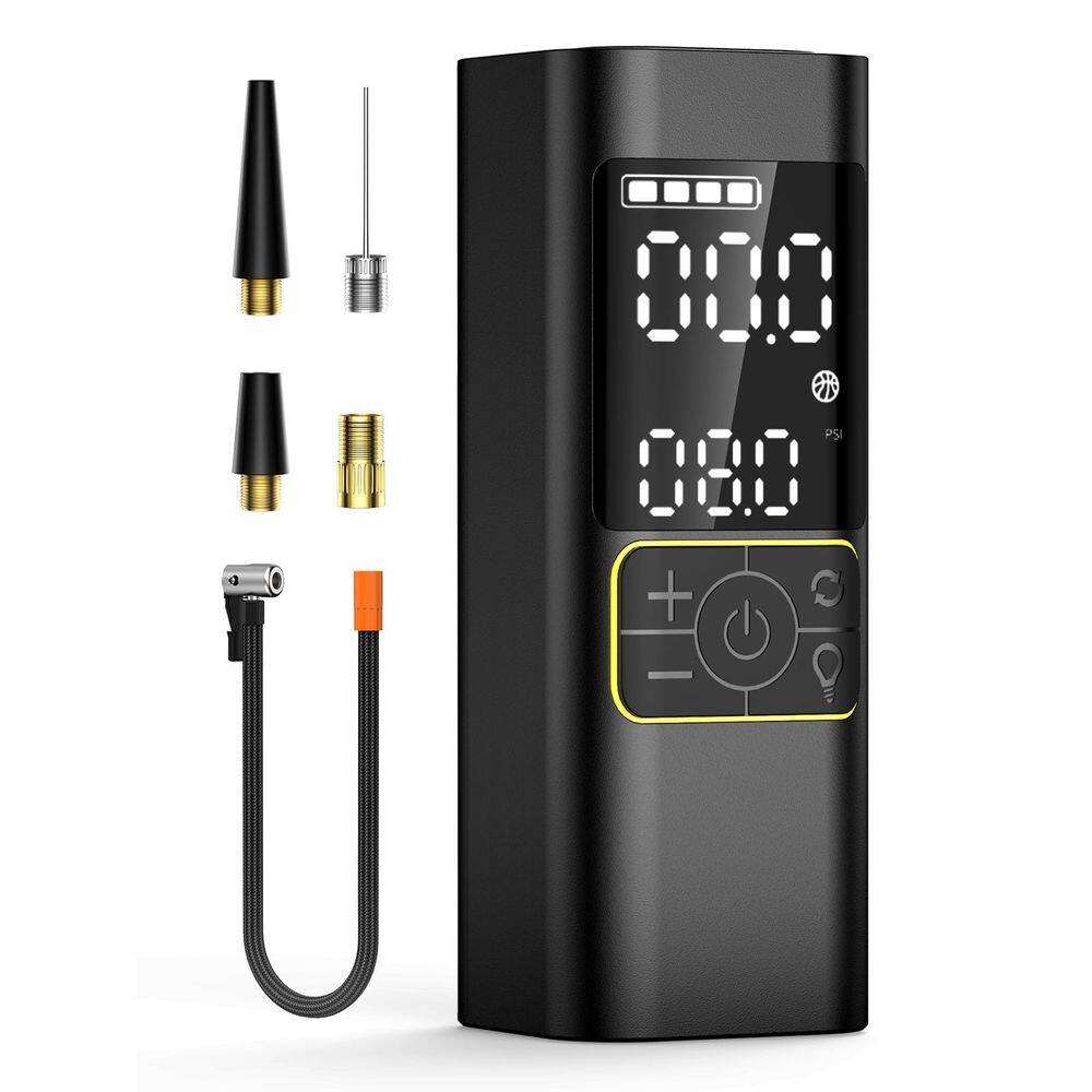 Compressor de ar portátil com inflador de pneus APRUT 2.0 de cilindro duplo