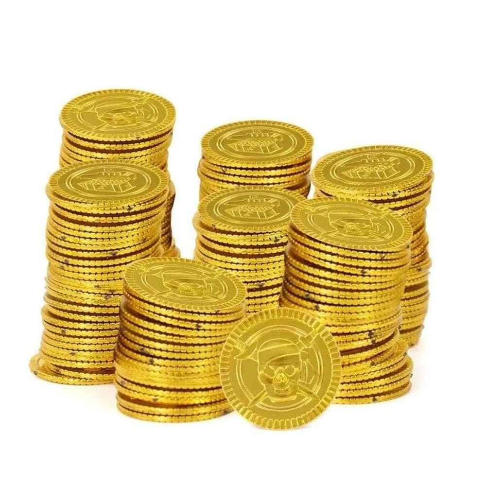 Moedas De Ouro Pirata Cosplay - 24 Unidades