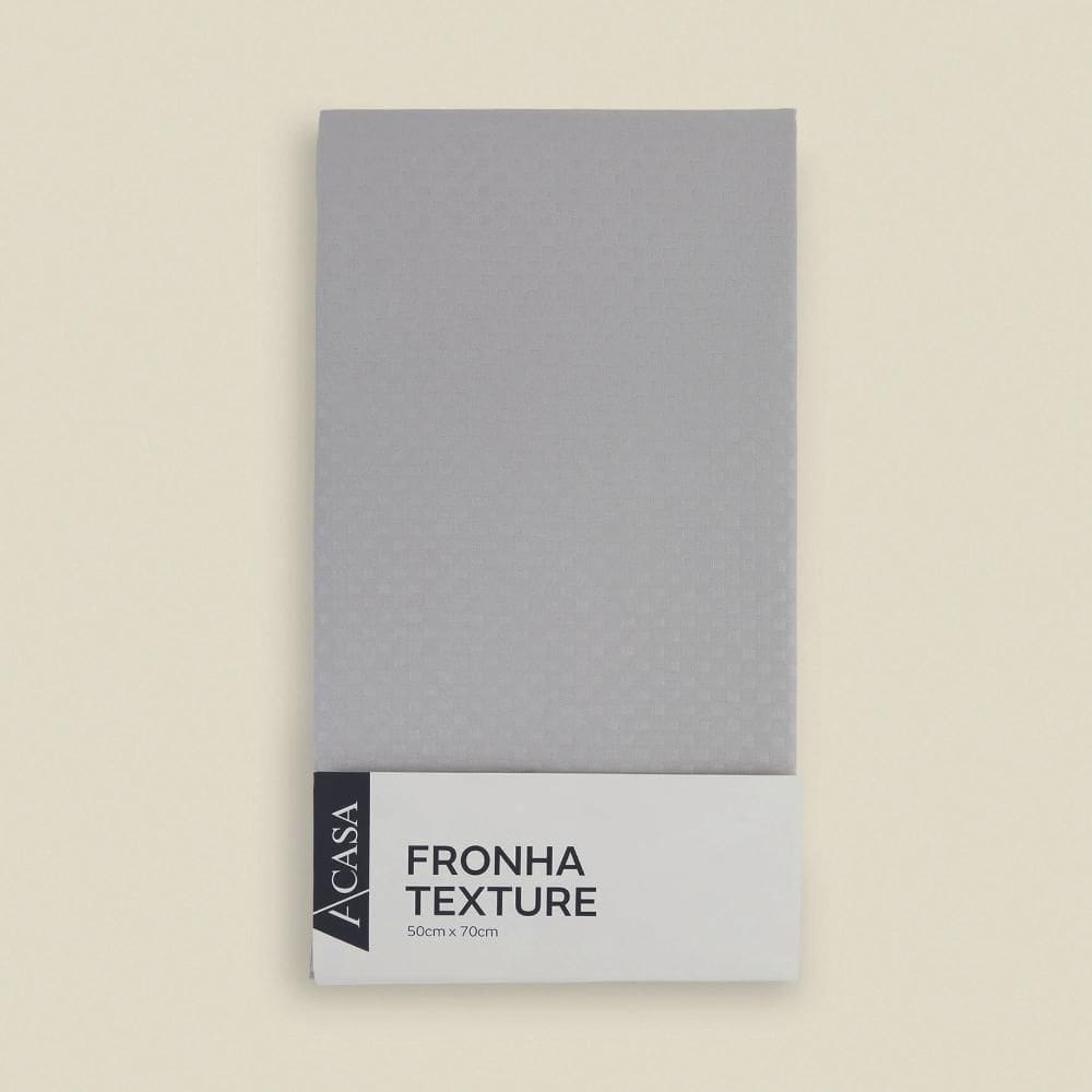 Fronha Texture Microfibra Cinza - A\\CASA