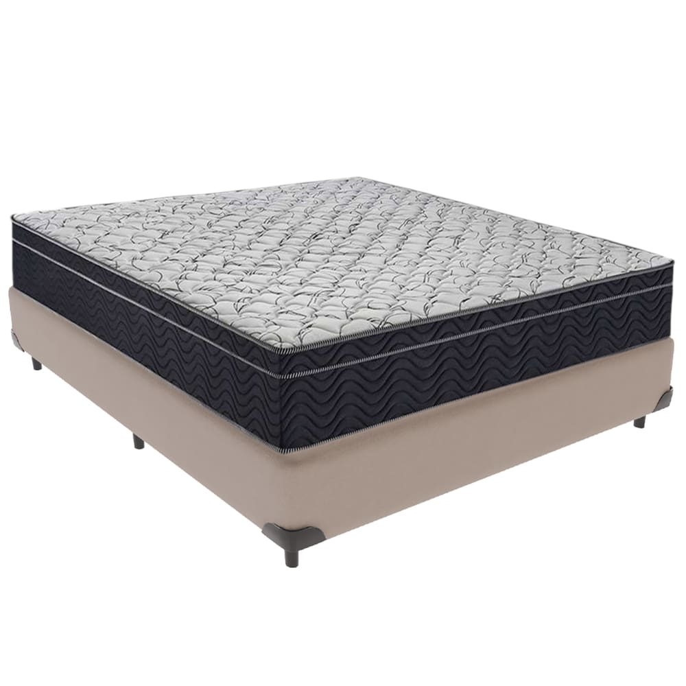 Cama Box e Colchão Airtech 150 Espuma D45 Viúvo Ortobom