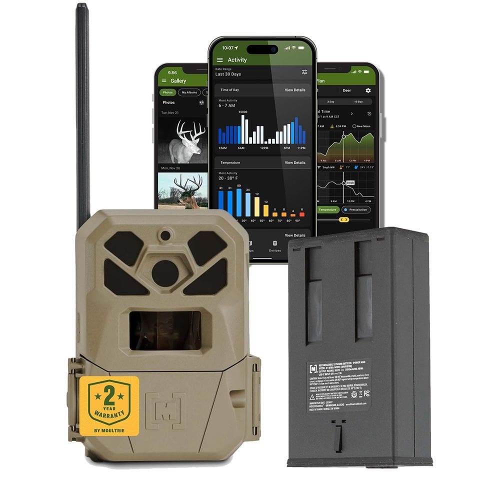 Câmera de trilha Moultrie Edge 2 Pro Cellular 40MP 1440P 4G LTE