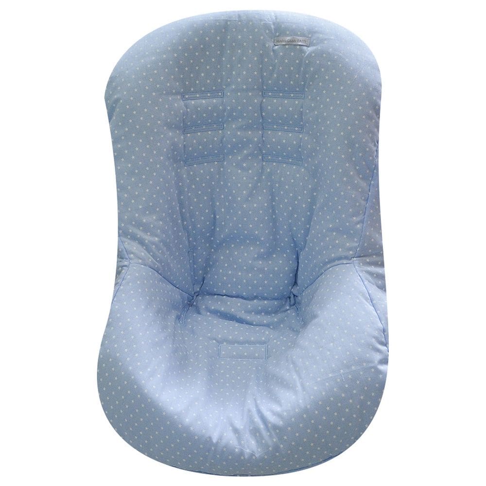 Capa De Bebê Conforto Tecido Estrela Azul - Minha Casa Baby