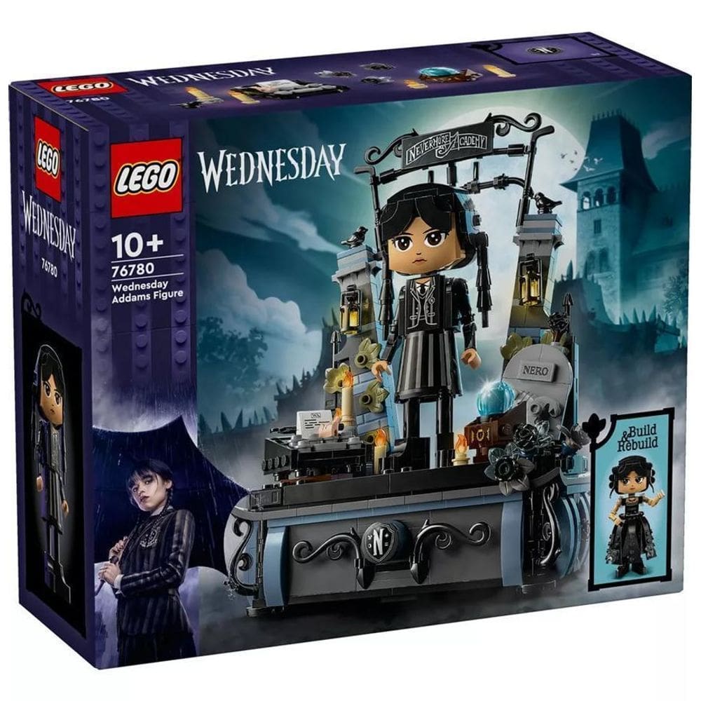 Lego 76780 Wednesday - Figura Da Wandinha Addams 702 Peças