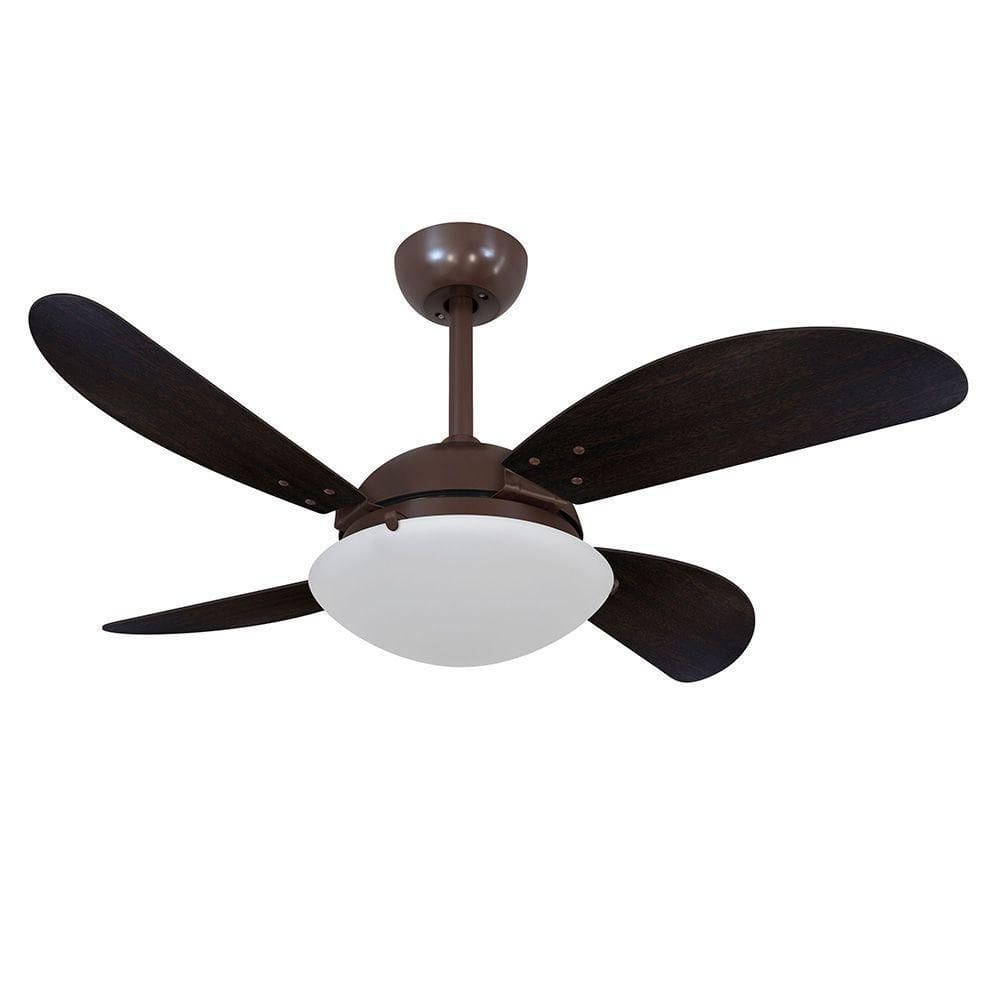 Ventilador De Teto Volare Café Vd300 Fly 4 Pás Tabaco 110V