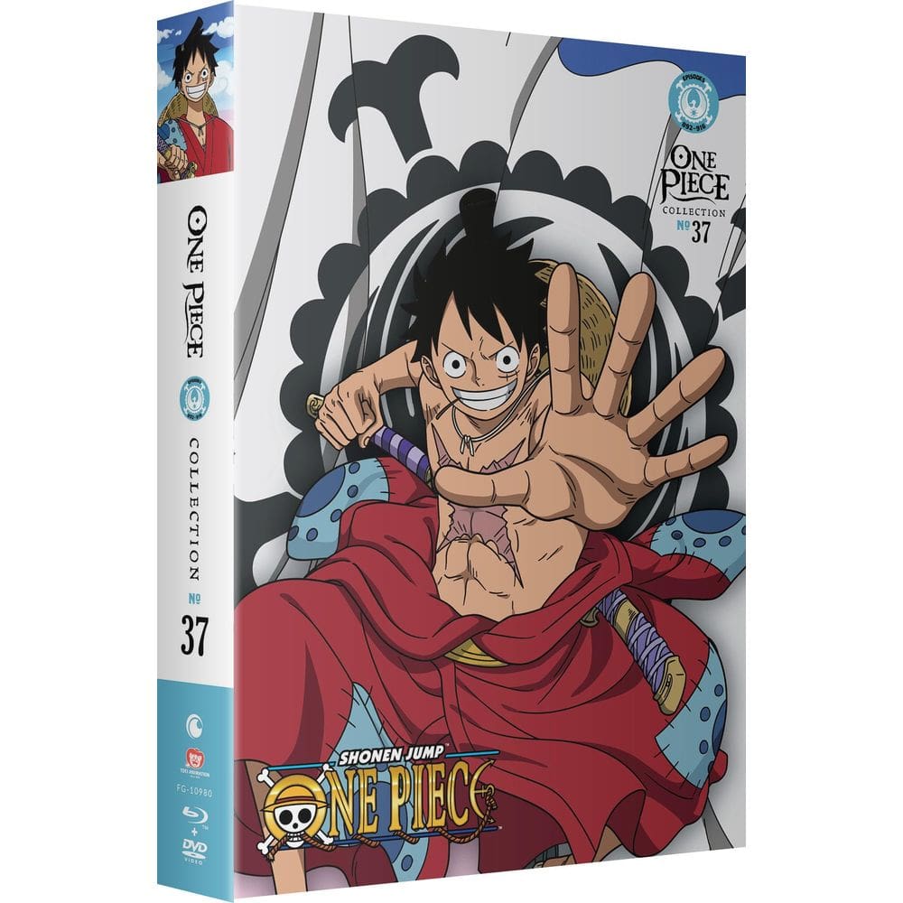 Coleção DVD One Piece 37 Crunchyroll com abertura sem texto